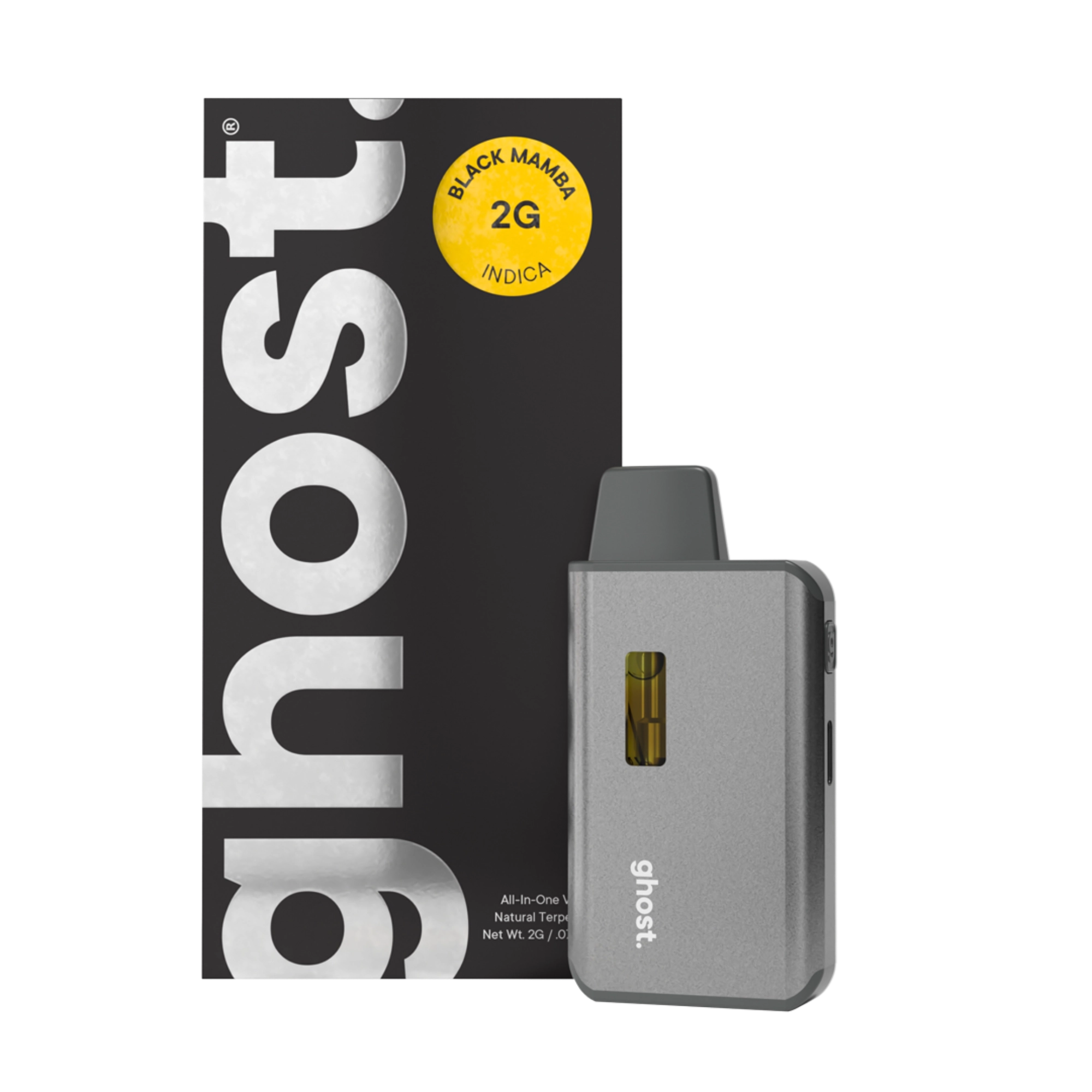 Black Mamba 2G Cannabis device and box front